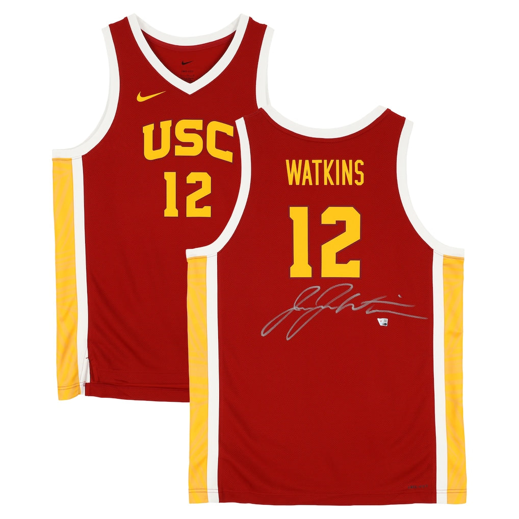 JuJu Watkins USC Trojans Autographed Nike Cardinal Replica Jersey
