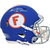 Steve Spurrier Florida Gators Autographed Riddell Throwback Royal Speed Authentic Helmet with ''66 Heisman'' Inscription