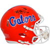 Steve Spurrier Florida Gators Autographed Riddell Orange Speed Authentic Helmet with ''66 Heisman'' Inscription