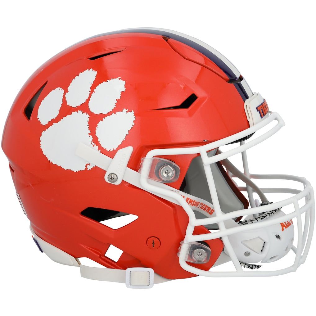 Clemson Tigers Team-Issued Orange Helmet from the Football Program - HH98507091