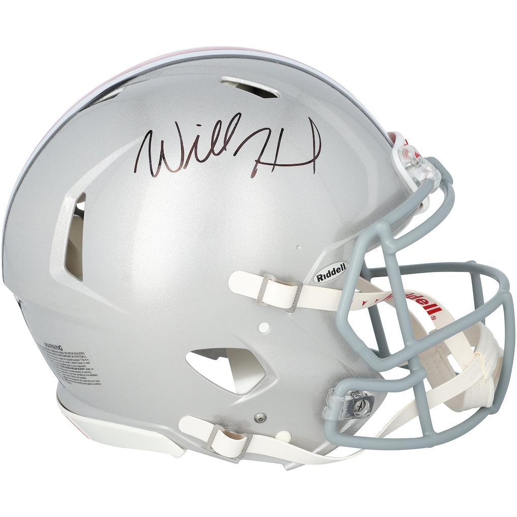 Will Howard Ohio State Buckeyes Autographed Riddell Speed Authentic Helmet