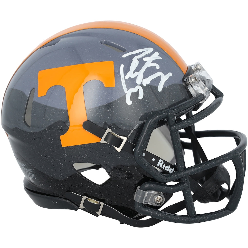 Peyton Manning Tennessee Volunteers Autographed Riddell Smoky Mountains Speed Mini Helmet