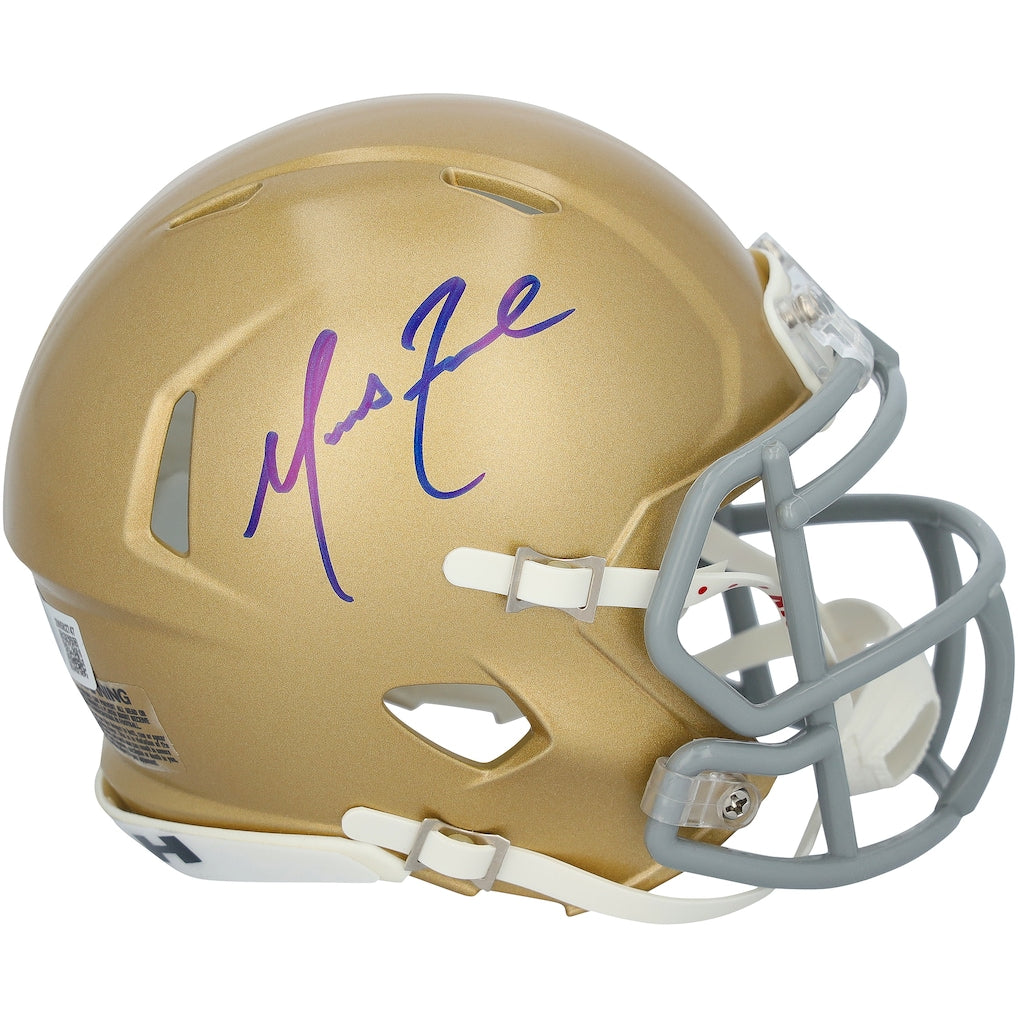 Marcus Freeman Notre Dame Fighting Irish Autographed Riddell Speed Mini Helmet