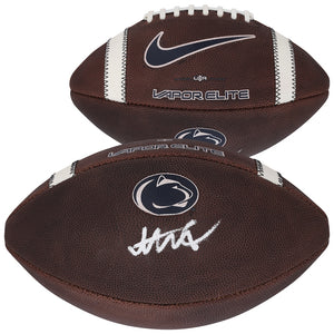 Abdul Carter Penn State Nittany Lions Autographed Nike Authentic Game Football