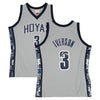 Allen Iverson Georgetown Hoyas Autographed Gray Mitchell & Ness 1995-96 Swingman Jersey with ''95 Big East ROY'' Inscription