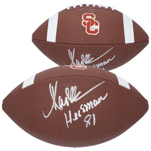 Marcus Allen USC Trojans Autographed Nike Replica Football with ''Heisman 81'' Inscription