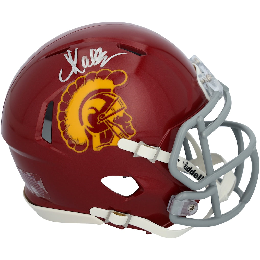 Marcus Allen USC Trojans Autographed Riddell Speed Mini Helmet