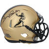 Tony Dorsett Pitt Panthers Autographed Riddell Gold Heisman Speed Mini Helmet