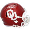 Adrian Peterson Oklahoma Sooners Autographed Riddell Speed Replica Helmet
