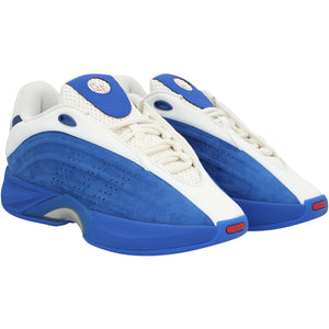 Kansas Jayhawks Team-Issued White/Royal Nova adidas Shoes from the Athletics Program