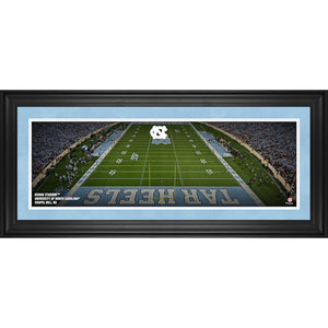North Carolina Tar Heels Framed 10'' x 30'' Kenan Memorial Stadium Panoramic Photograph