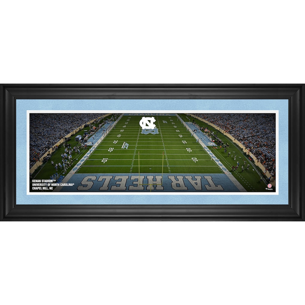 North Carolina Tar Heels Framed 10'' x 30'' Kenan Memorial Stadium Panoramic Photograph