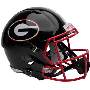 Georgia Bulldogs Riddell Black Speed Full-Size Replica Football Helmet