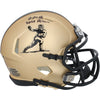 DeVonta Smith Alabama Crimson Tide Autographed Riddell Gold Heisman Speed Mini Helmet with ''2020 Heisman'' Inscription