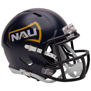 Northern Arizona Lumberjacks Riddell Metallic Blue #9 Speed Replica Mini Helmet
