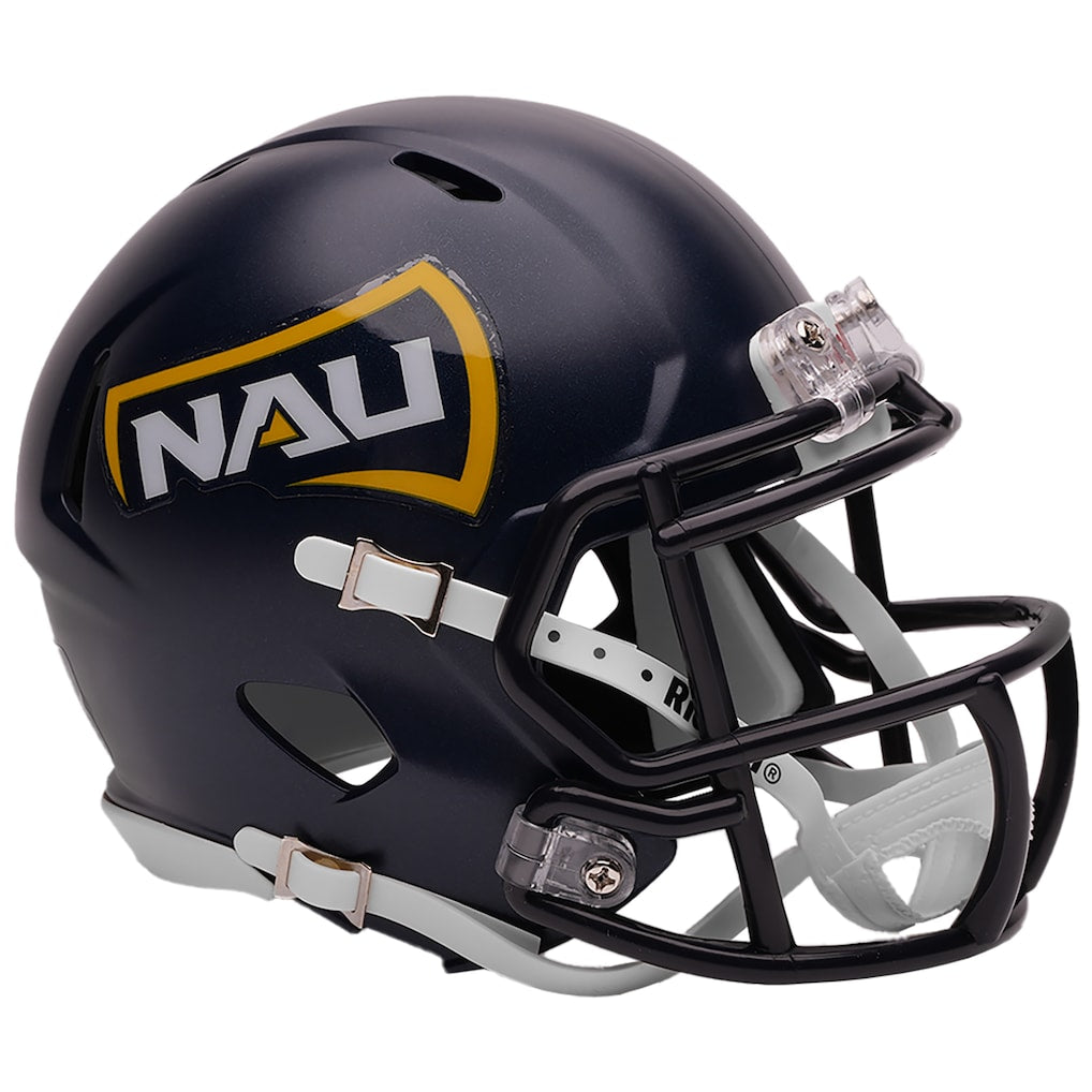 Northern Arizona Lumberjacks Riddell Metallic Blue #9 Speed Replica Mini Helmet