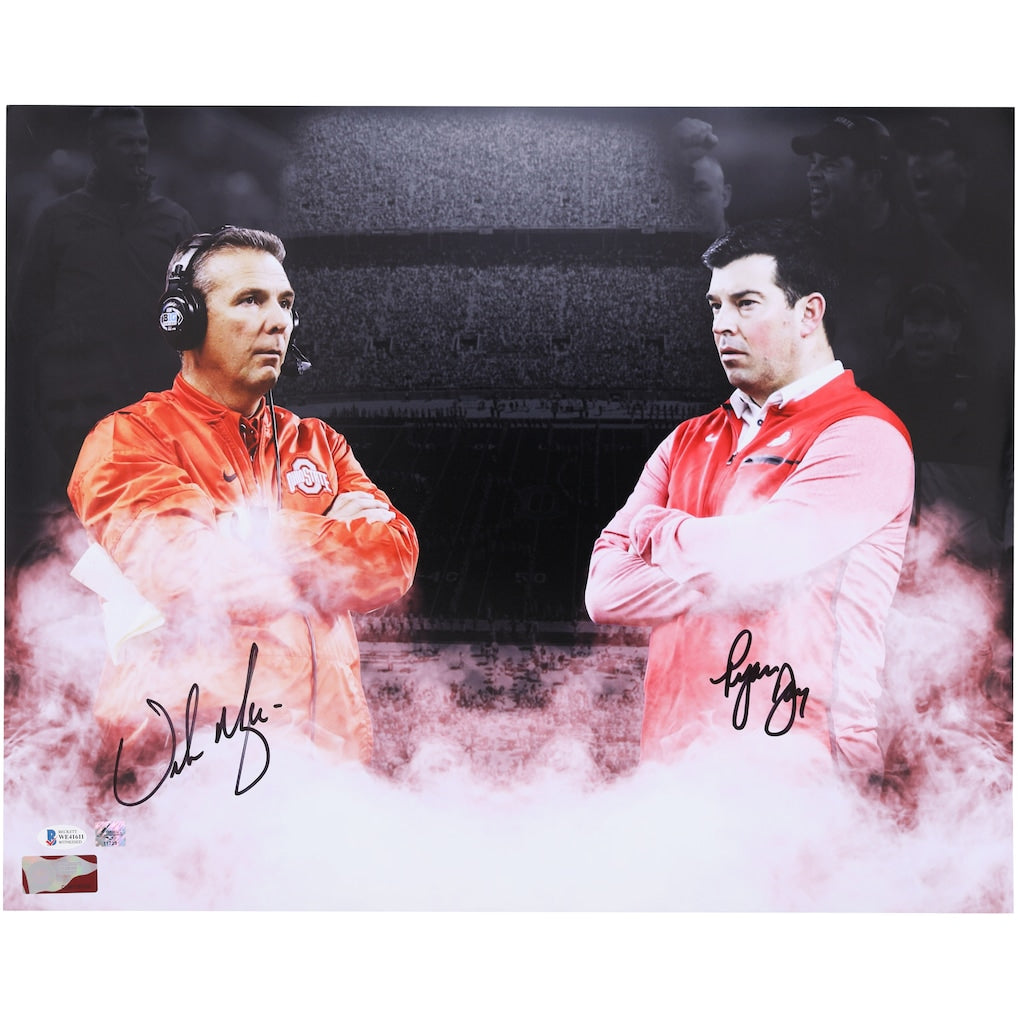 Urban Meyer & Ryan Day Ohio State Buckeyes Autographed 16'' x 20'' Photograph