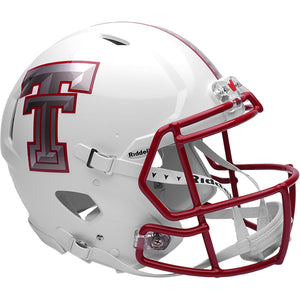 Texas Tech Red Raiders Riddell White GalvanICED Speed Full-Size Authentic Football Helmet