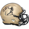 Steve Owens Oklahoma Sooners Autographed Gold Heisman Riddell Speed Mini Helmet with ''69 Heisman'' Inscription