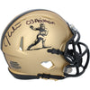 Jason White Oklahoma Sooners Autographed Gold Heisman Riddell Speed Mini Helmet with ''03 Heisman'' Inscription