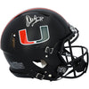 Warren Sapp Miami Hurricanes Autographed Riddell Miami Nights Satin Black Speed Authentic Helmet