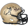 Tim Brown Notre Dame Fighting Irish Autographed Riddell Heisman Gold Speed Mini Helmet