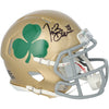 Tim Brown Notre Dame Fighting Irish Autographed Riddell Shamrock Speed Mini Helmet