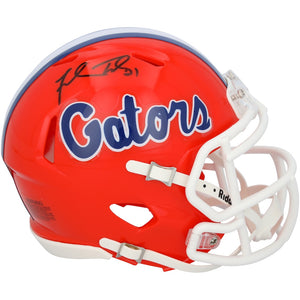 Fred Taylor Florida Gators Autographed Riddell Speed Mini Helmet