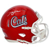 Tetairoa McMillan Arizona Wildcats Autographed Riddell Red Cats Speed Mini Helmet