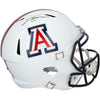 Tetairoa McMillan Arizona Wildcats Autographed Riddell White Speed Replica Helmet