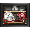 Indiana Hoosiers vs. Miami Hurricanes College Football Playoff 2026 National Championship Game Matchup Framed 11'' x 14'' Collage