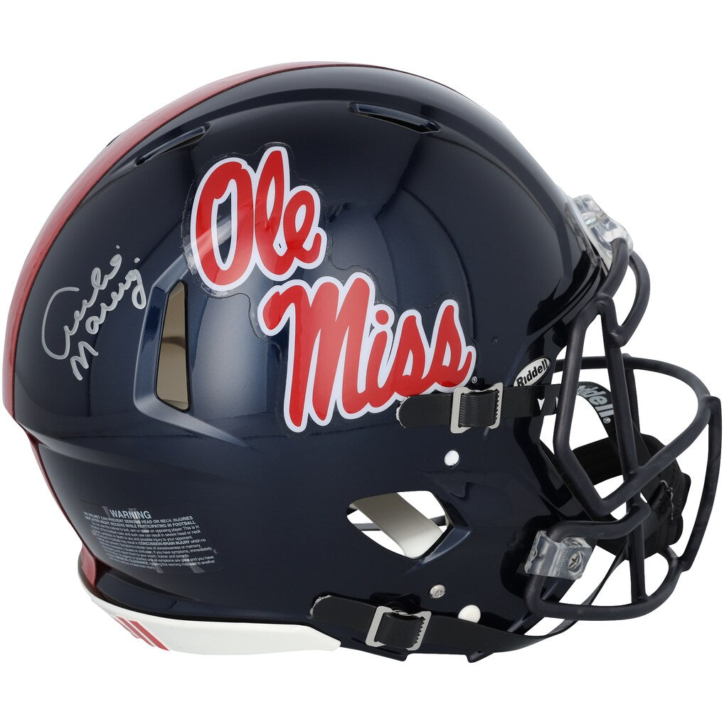 Archie Manning Ole Miss Rebels Autographed Riddell Speed Authentic Helmet