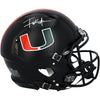 Frank Gore Miami Hurricanes Autographed Riddell Miami Nights Satin Black Speed Authentic Helmet