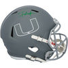 Frank Gore Miami Hurricanes Autographed Riddell Slate Speed Replica Helmet