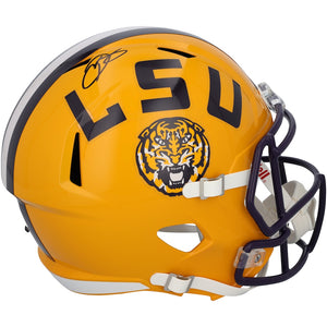 Odell Beckham Jr. LSU Tigers Autographed Riddell Speed Replica Helmet