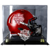 Indiana Hoosiers College Football Playoff 2025 National Champions Golden Classic Mini Helmet Display Case