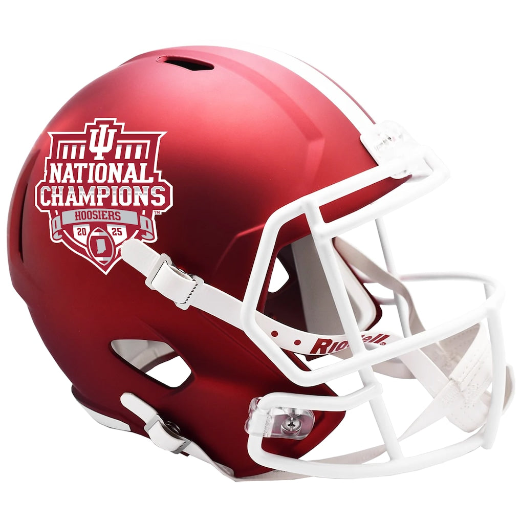 Indiana Hoosiers College Football Playoff 2025 National Champions Riddell Speed Replica Helmet
