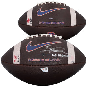 Spencer Danielson Boise State Broncos Autographed Game-Used Football vs. Colorado State Rams on November 22, 2025 with ''Go Broncos!'' Inscription