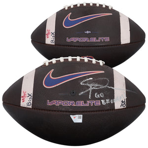 Spencer Danielson Boise State Broncos Autographed Game-Used Football vs. UNLV Rebels on December 5, 2025 with ''Go Broncos!'' Inscription - NF70452184