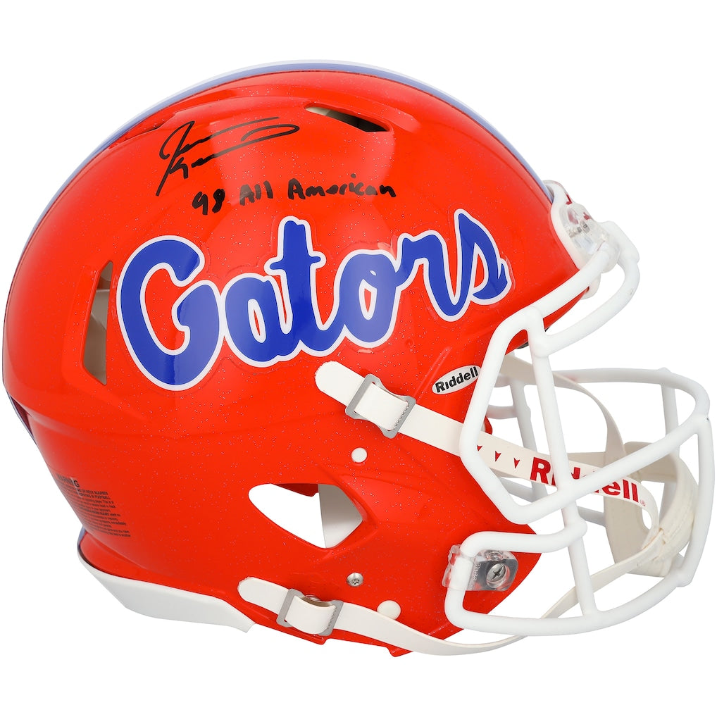 Jevon Kearse Florida Gators Autographed Riddell Speed Authentic Helmet with ''98 All American'' Inscription