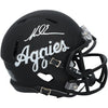 Mike Evans Texas A&M Aggies Autographed Riddell Black Script Speed Mini Helmet