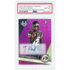 Travis Hunter Colorado Buffaloes Autographed 2023 Bowman U Chrome Fuchsia Mini Diamond Refractor #36 #54/150 PSA Authenticated 10 Card