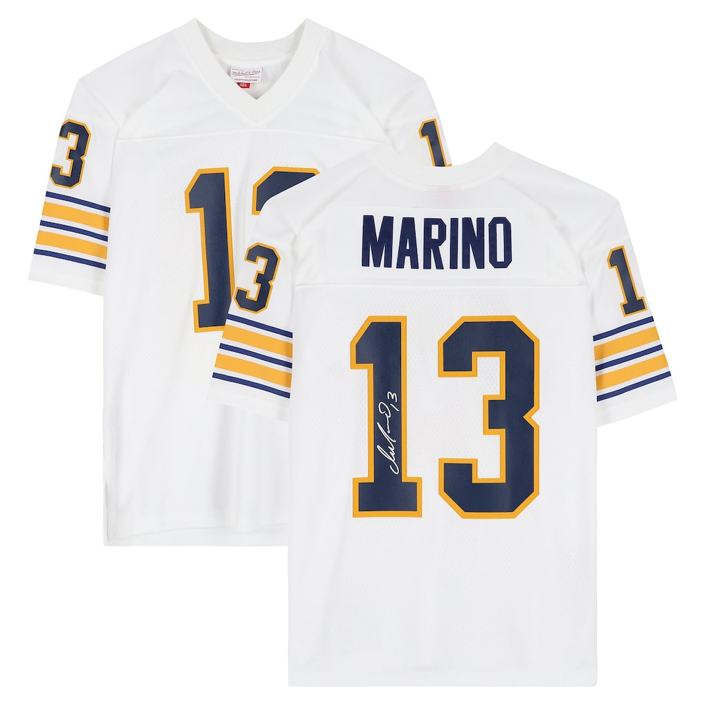 Dan Marino Pitt Panthers Autographed Mitchell & Ness 1981 White Replica Jersey
