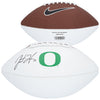 Justin Herbert Oregon Ducks Autographed Nike White Panel Football