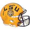 Jayden Daniels & Joe Burrow LSU Tigers Autographed Riddell Speed Authentic Helmet