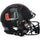 Malachi Toney Miami Hurricanes Autographed Riddell Black Miami Nights Speed Authentic Helmet