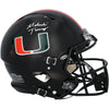 Malachi Toney Miami Hurricanes Autographed Riddell Black Miami Nights Speed Authentic Helmet