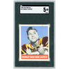 Charlie Justice North Carolina Tar Heels 1948 Leaf Gum Co. #15 SGC Authenticated 5 Rookie Card