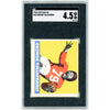 George Taliaferro Indiana Hoosiers 1948 Leaf Gum Co. #20 SGC Authenticated 4.5 Rookie Card