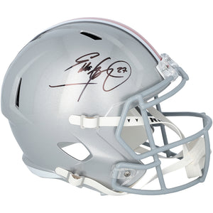 Eddie George Ohio State Buckeyes Autographed Riddell Speed Replica Helmet